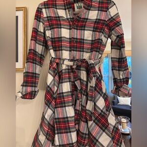 Kiel James Patrick Flannel dress in plaid/tartan.